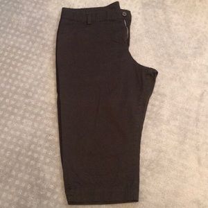 Lee Brand Dark Brown Capri Pants